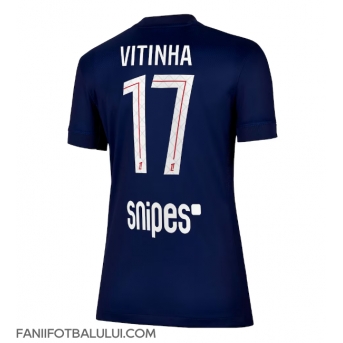 Paris Saint-Germain Vitinha #17 Tricou Fotbal Replică 2025-26 Femei Acasa